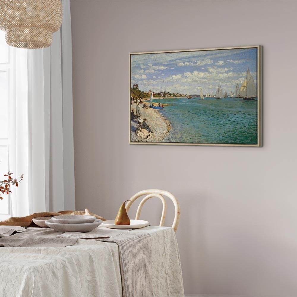 Leinwandbild - Claude Monet – Regatta at Sainte-Adresse