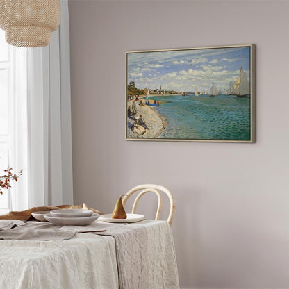 Leinwandbild - Claude Monet – Regatta at Sainte-Adresse