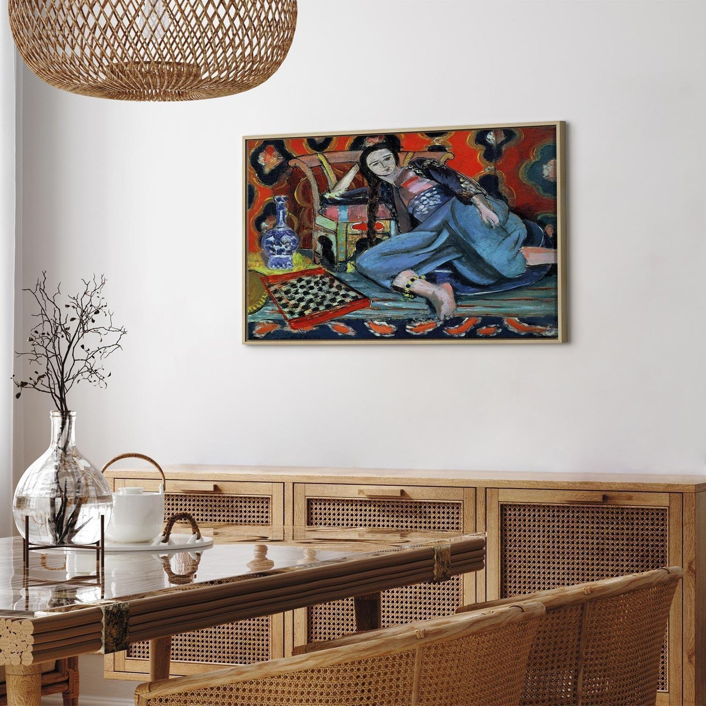 Leinwandbild - Henri Matisse – Odalisque with Turkish Chair