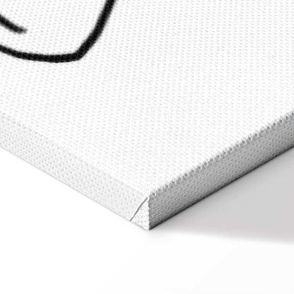 Leinwandbild - Uncertain Encouragement (1 Part) Vertical