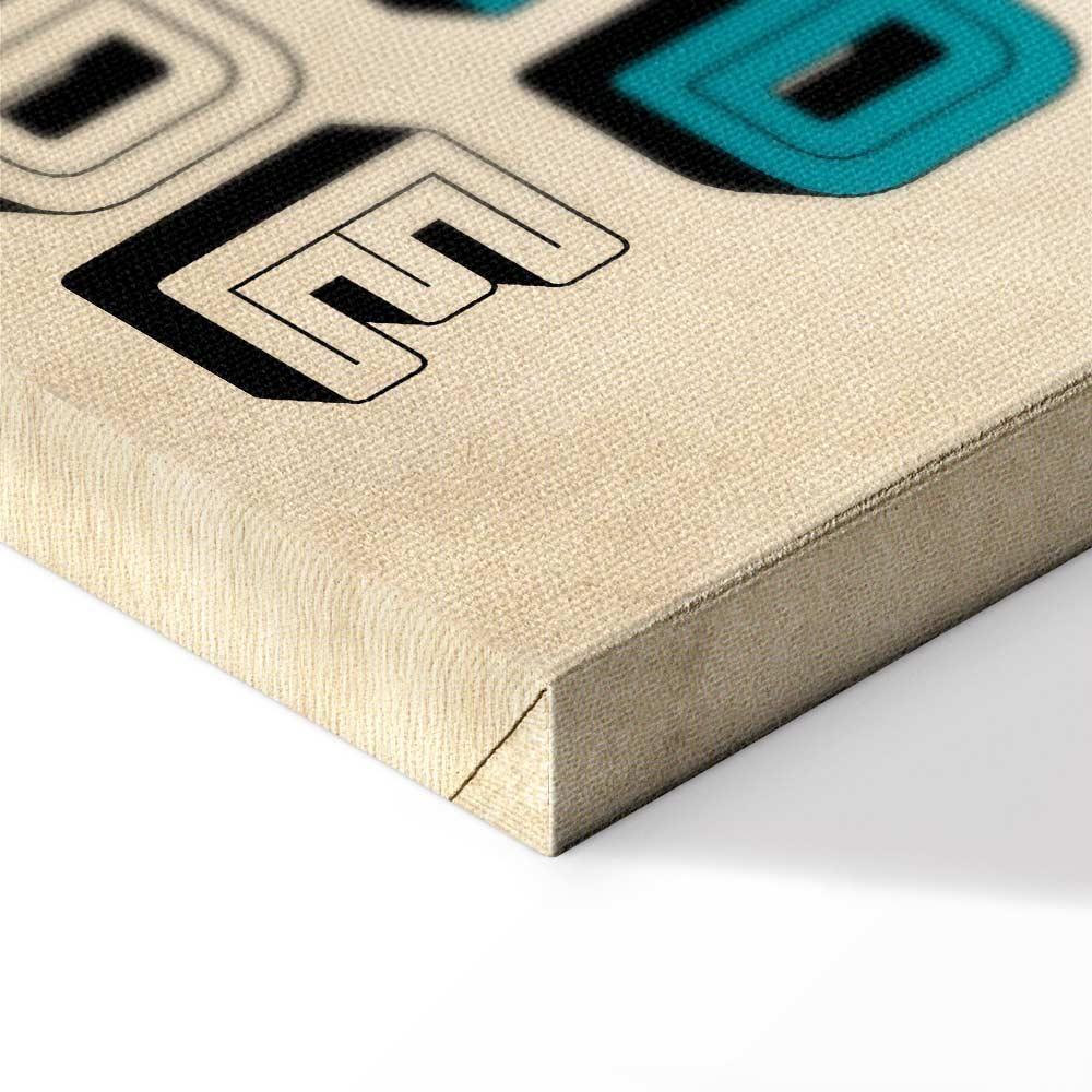 Leinwandbild - Take Walk on the Wild Side (1 Part) Square