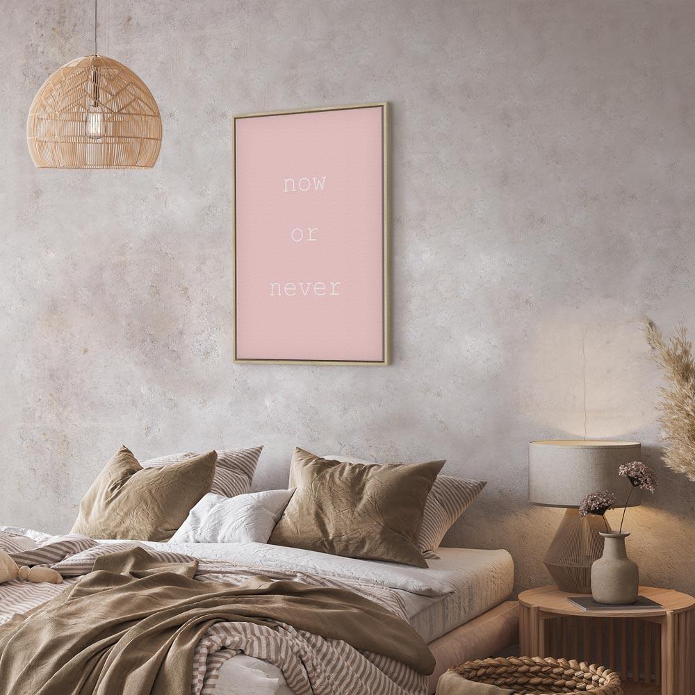 Leinwandbild - Now or Never (1 Part) Vertical