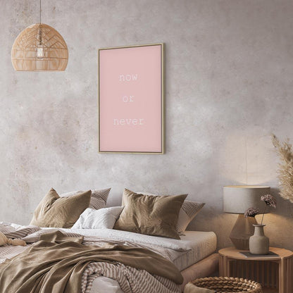 Leinwandbild - Now or Never (1 Part) Vertical