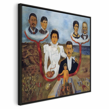 Leinwandbild - Frida Kahlo – My Grandparents, My Parents and I