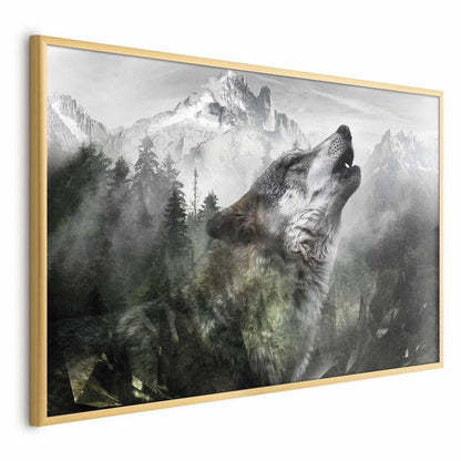Poster - Howling Wolf Artgeist