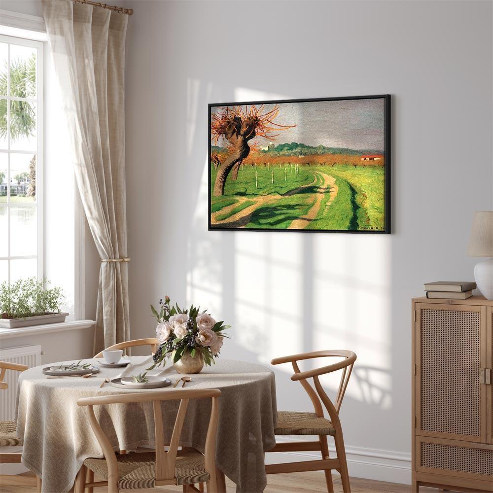 Leinwandbild - Félix Vallotton – Vallée de la Cagne