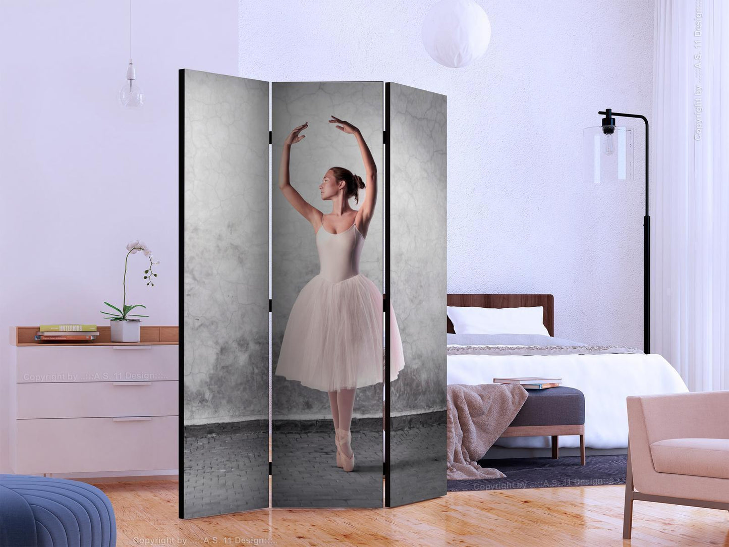 Paravent - Ballerina in Degas paintings style Artgeist
