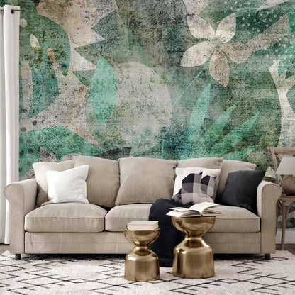Fototapete – Florale Wandkunst mit künstlerischem Flair