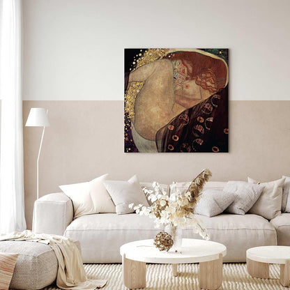 Leinwandbild - Gustav Klimt – Danae