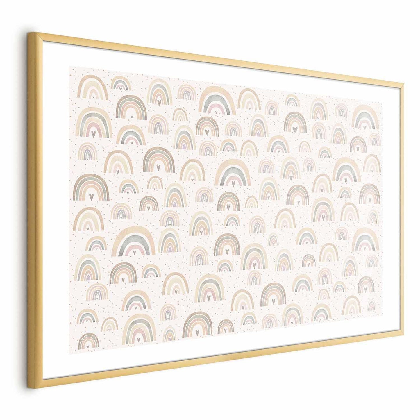 Poster - Rainbows and Hearts Artgeist
