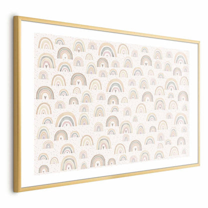 Poster - Rainbows and Hearts Artgeist