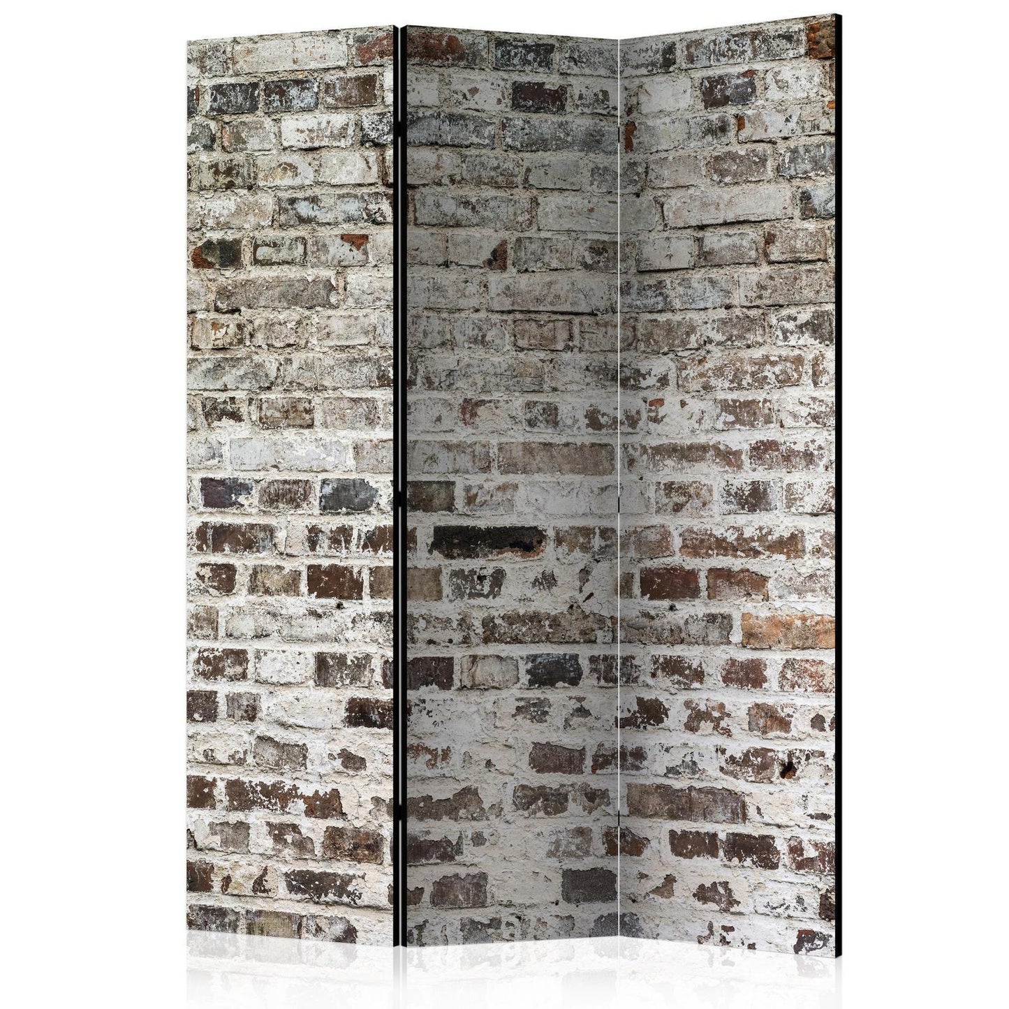 Paravent "Walls of Time" – Vintage-Mauern für stilvolle Raumgestaltung