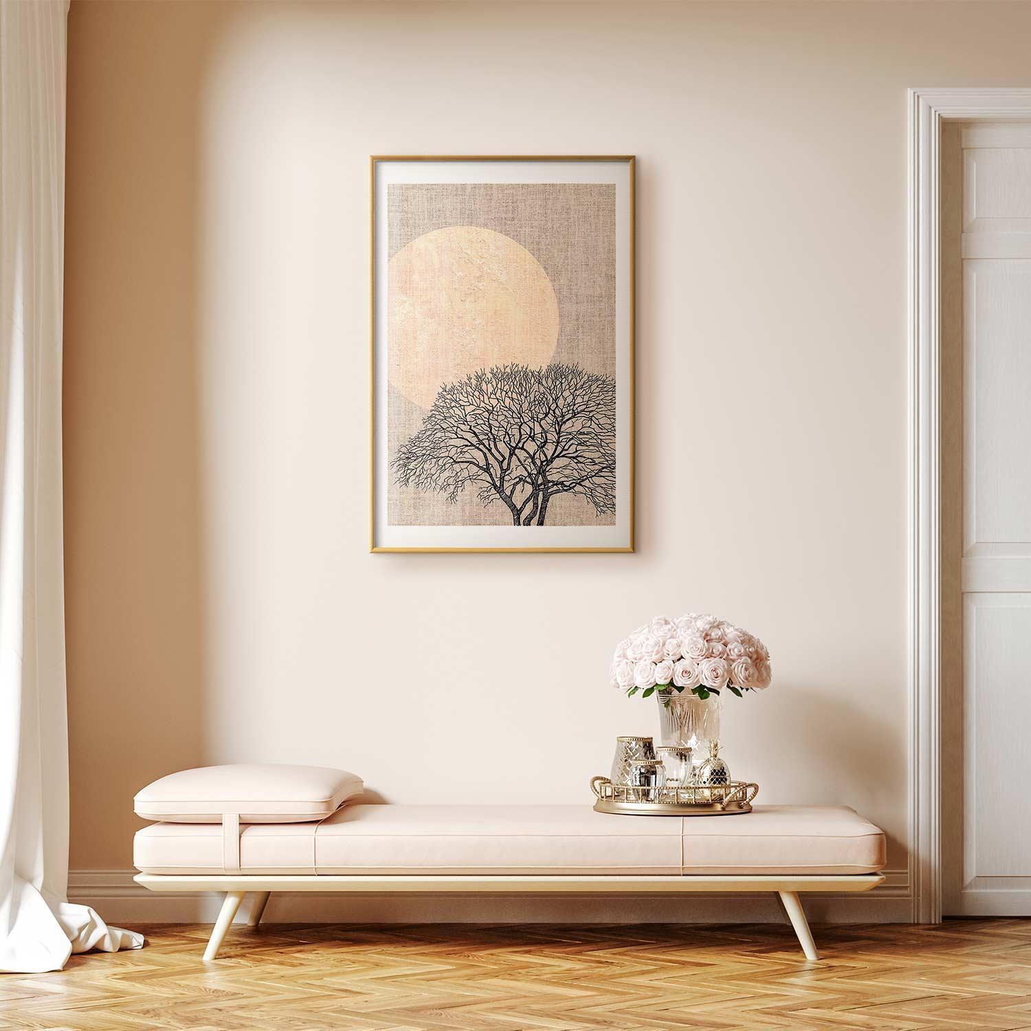 Poster - Morning Full Moon Artgeist