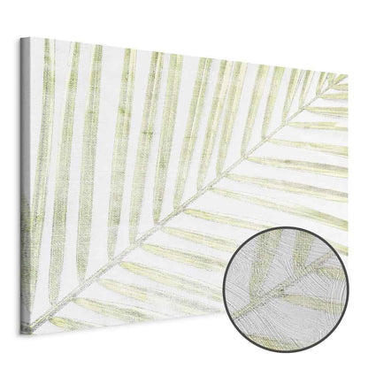 Leinwandbild - Palm Leaf (1 Part) Wide