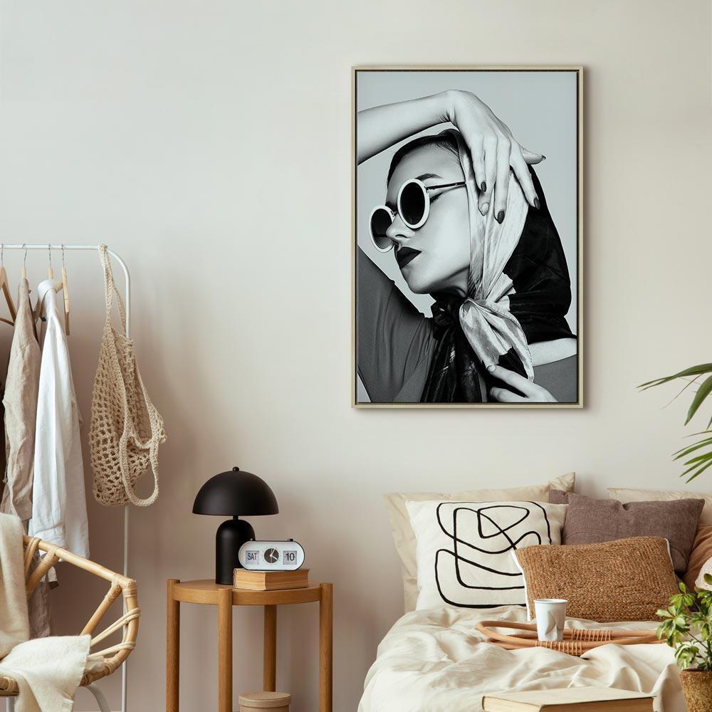 Leinwandbild - Stylish Lady (1 Part) Vertical