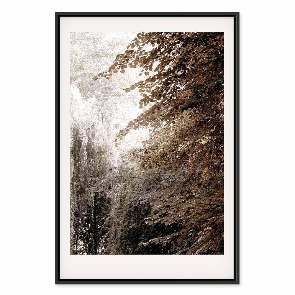 Leinwandbild - Sepia Park (1 Part) Vertical