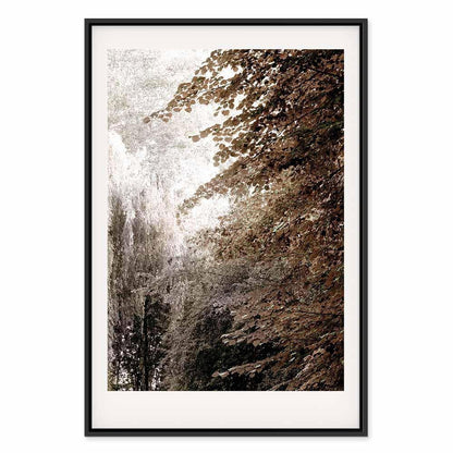 Leinwandbild - Sepia Park (1 Part) Vertical