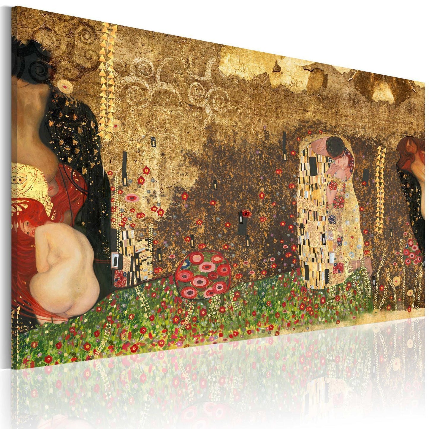 Leinwandbild - Gustav Klimt - inspiration Artgeist