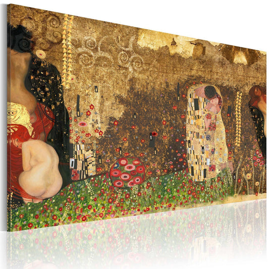 Leinwandbild - Gustav Klimt - inspiration Artgeist