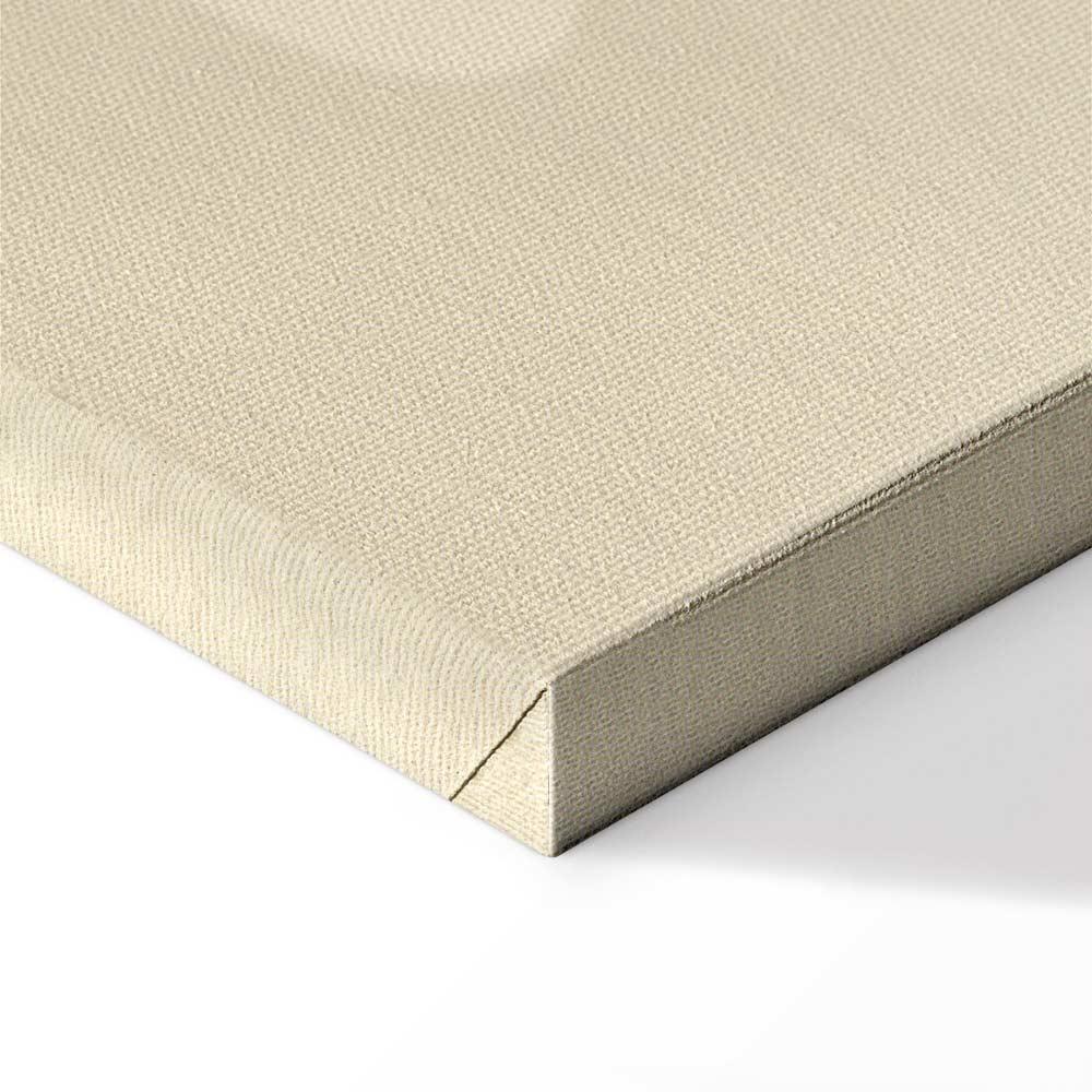 Leinwandbild - Love - Colorful Giraffes Floating on Clouds Among Hearts and Stars