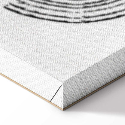 Leinwandbild - Landscape With the Sun (1 Part) Vertical