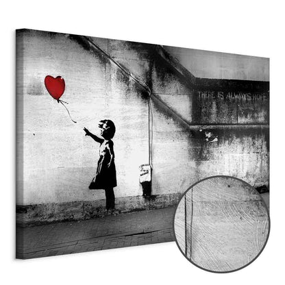 Leinwandbild - hope (Banksy)