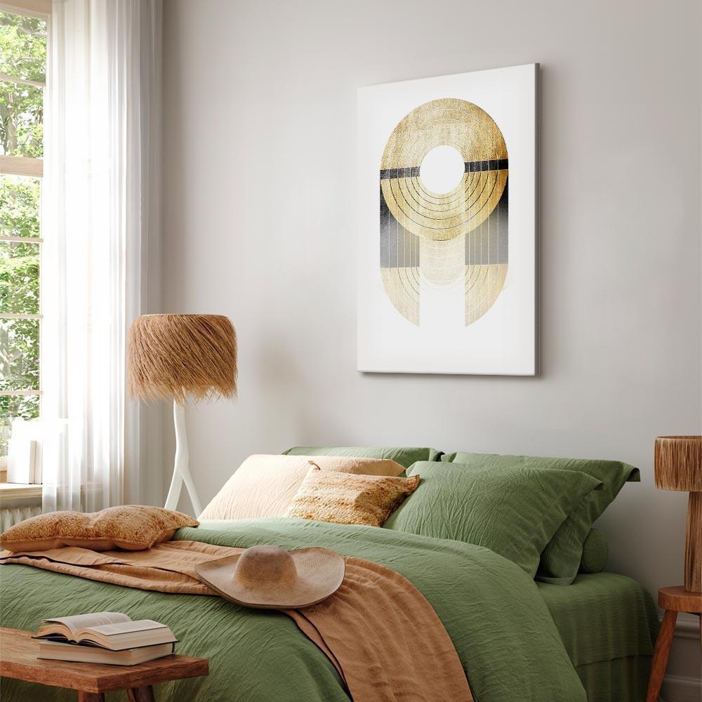 Leinwandbild - Gold Trophy (1 Part) Vertical