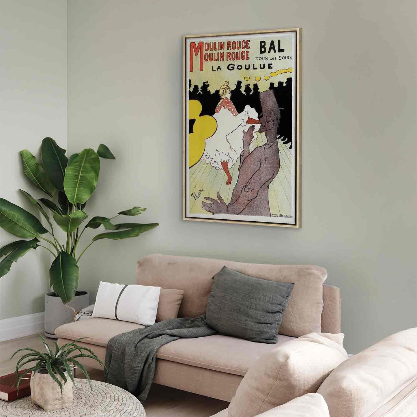 Leinwandbild - Henri de Toulouse-Lautrec – Moulin Rouge – La Goulue