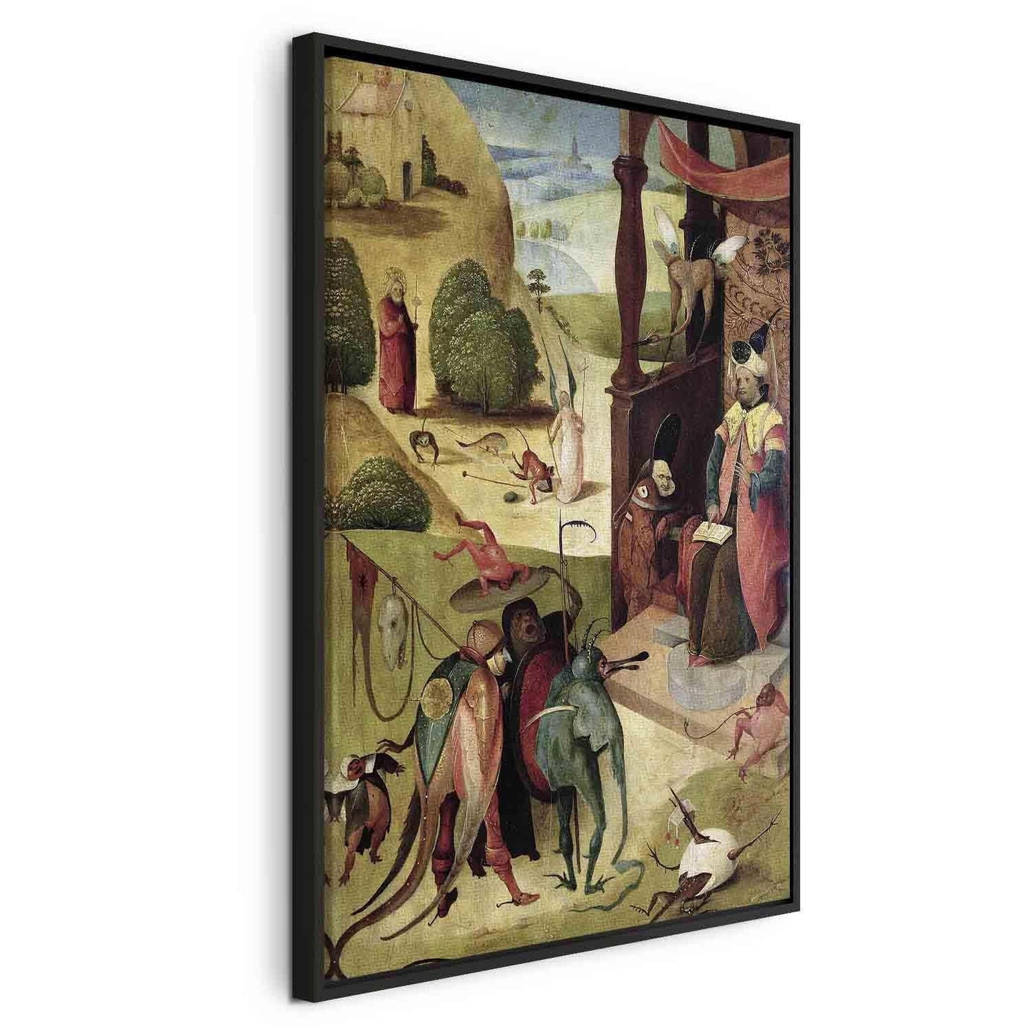 Leinwandbild - StJames and the Magician (Hieronim Bosch) Artgeist
