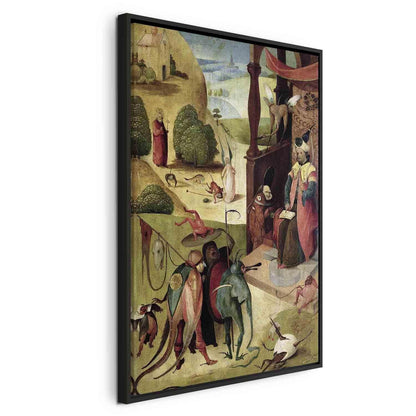 Leinwandbild - StJames and the Magician (Hieronim Bosch) Artgeist