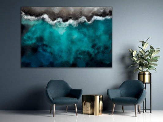 Leinwandbild - Blue Lagoon (1 Part) Wide Artgeist