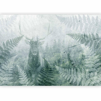 Fototapete - Deer in Ferns - Third Variant Artgeist