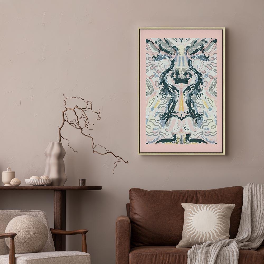 Leinwandbild - Rorschacha Mantra (1 Part) Vertical