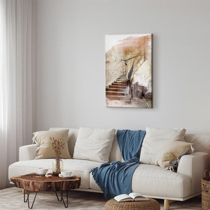 Leinwandbild - Secret Stairs (1 Part) Vertical