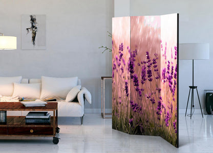 Paravent - Lavender in the Rain Artgeist