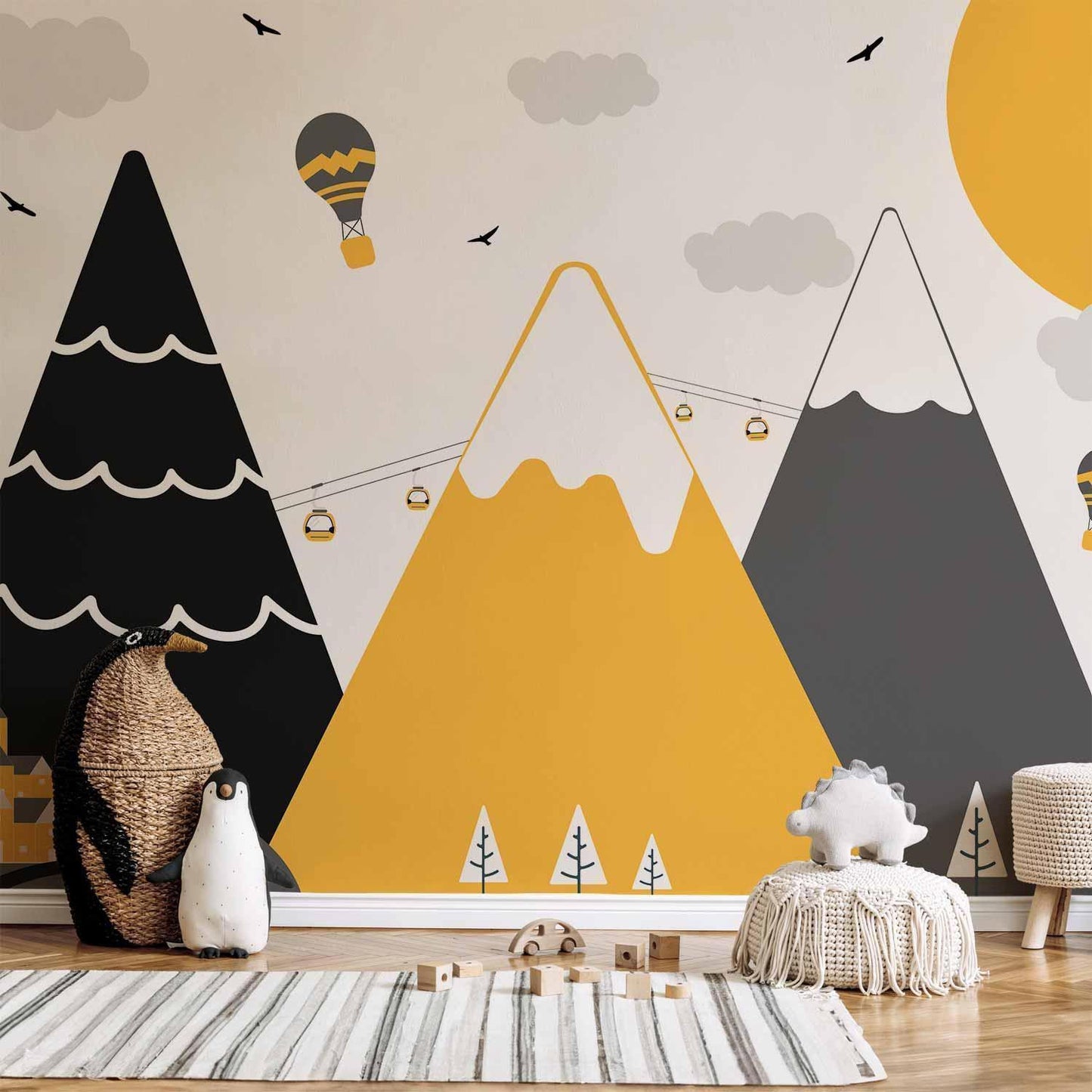 Fototapete - Adventure in the Mountains