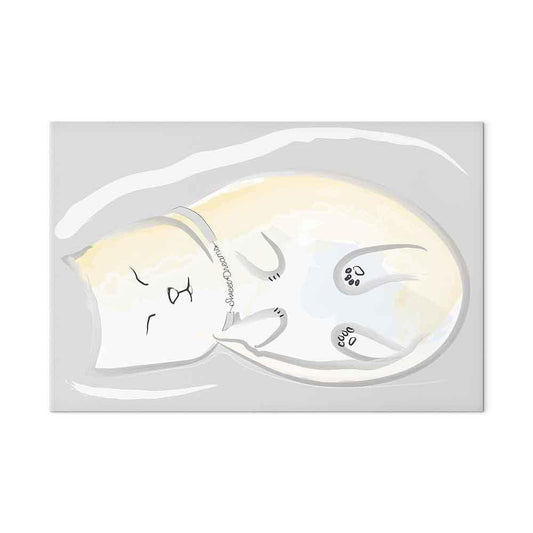 Leinwandbild - Sleepy Kitty (1 Part) Vertical