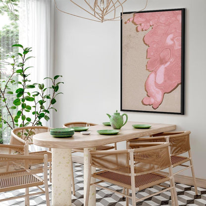 Leinwandbild - Pastel Tide (1 Part) Vertical