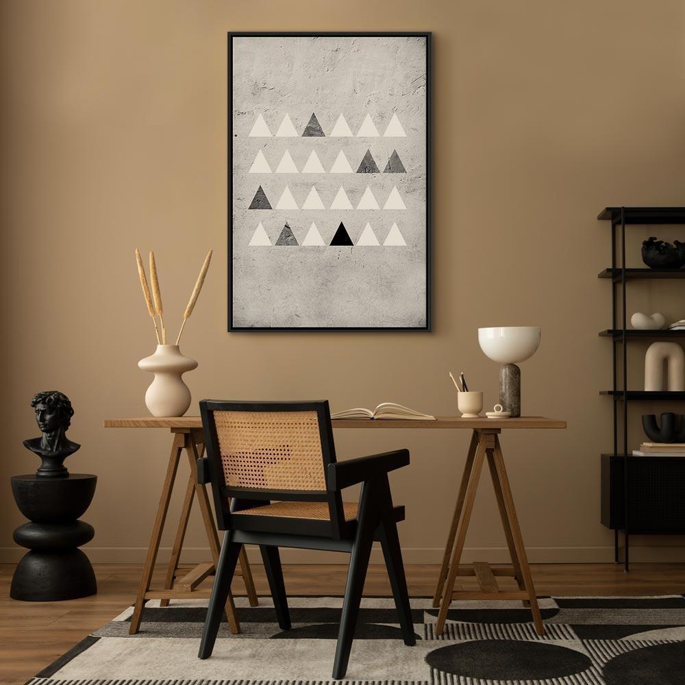 Leinwandbild - Grey Forest (1 Part) Vertical