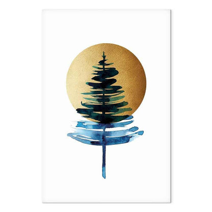 Leinwandbild - Sunny Winter (1 Part) Vertical