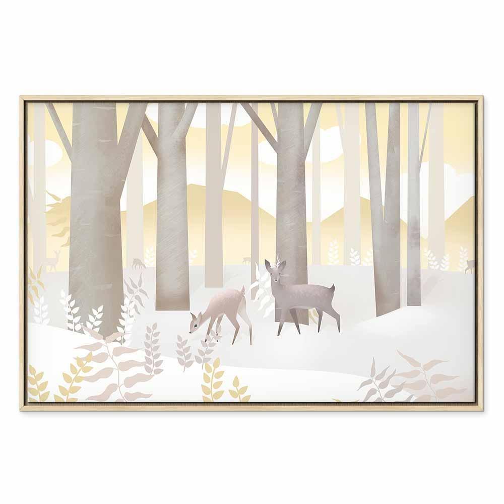 Leinwandbild - Fairy-Tale Forest (1 Part) Vertical - Third Variant