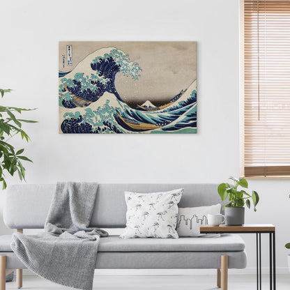 Leinwandbild - The Great Wave off Kanagawa Artgeist