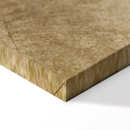 Leinwandbild - Vintage Leaves (1 Part) Wide