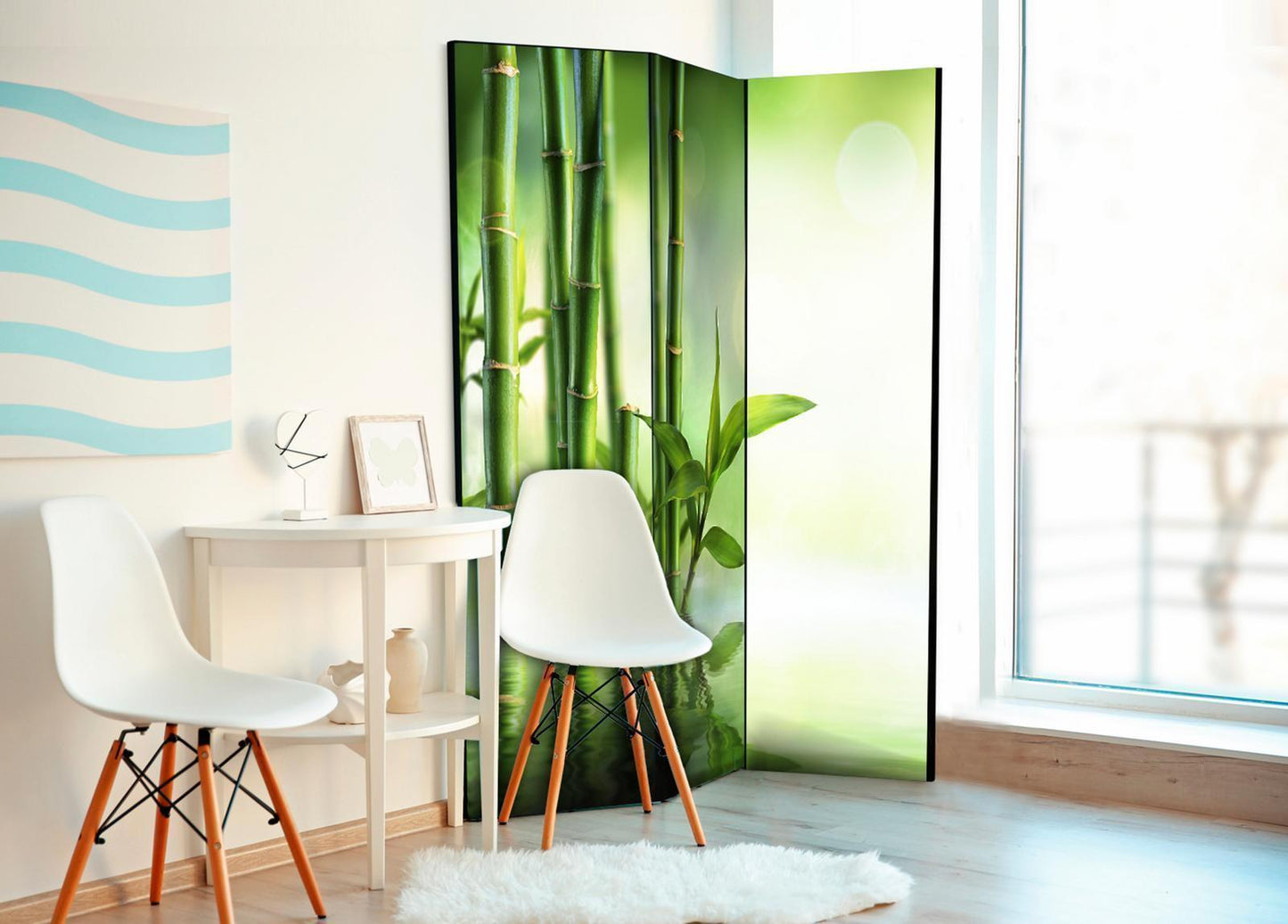 Paravent - Green Bamboo Artgeist