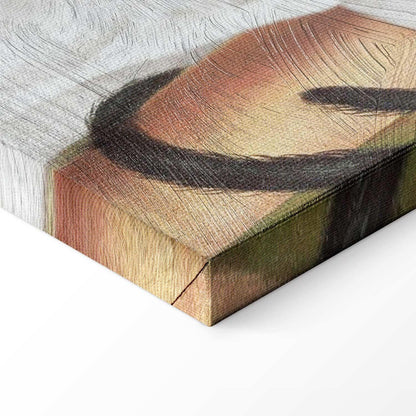 Leinwandbild - Frida Kahlo – Self-Portrait with Monkeys