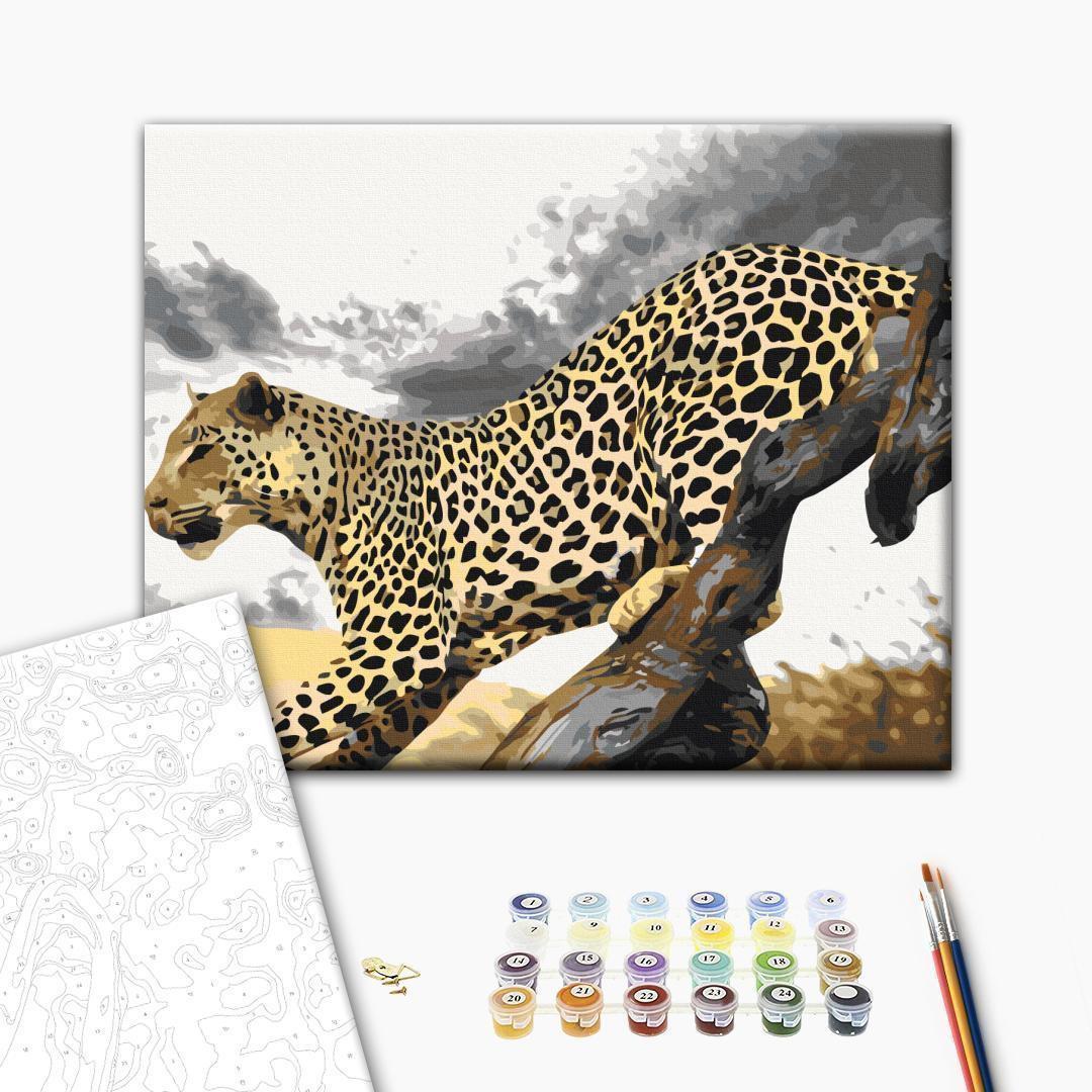 Malen nach Zahlen - Cheetah