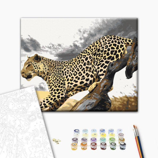 Malen nach Zahlen - Cheetah