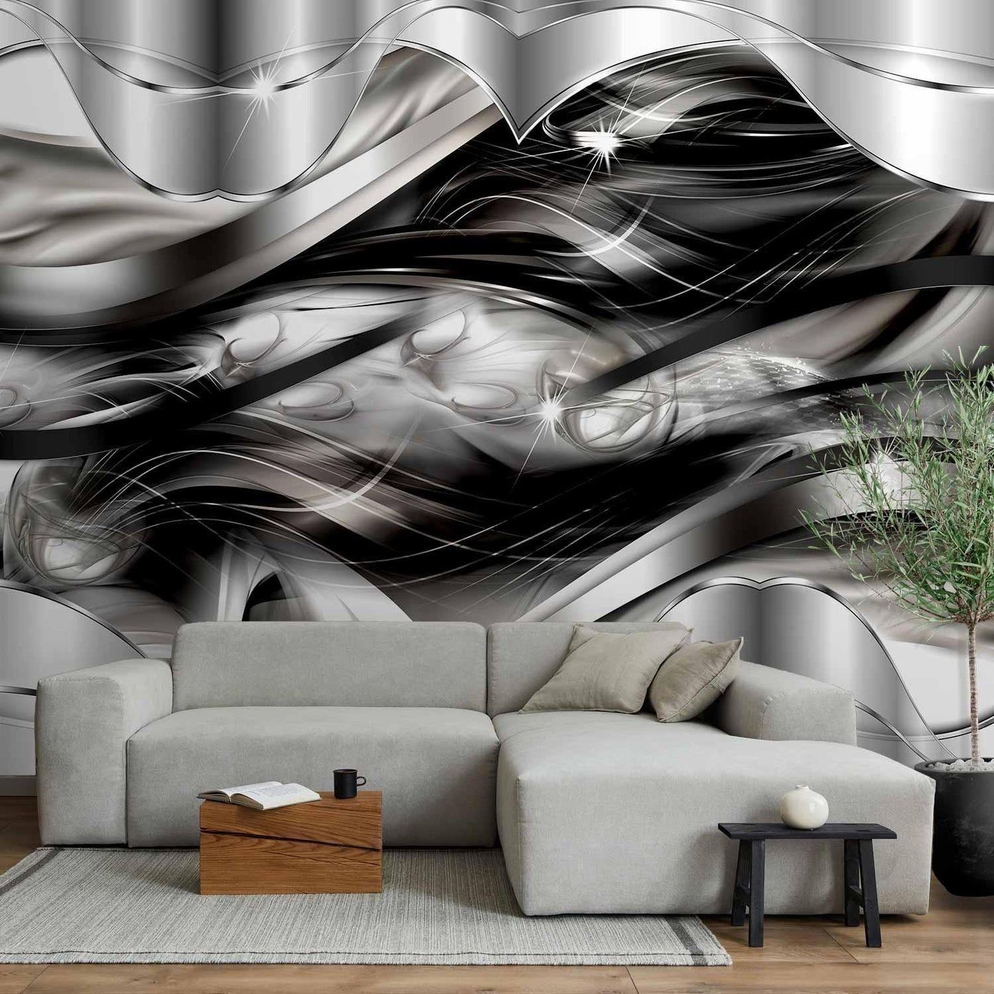 Fototapete - Platinum fog