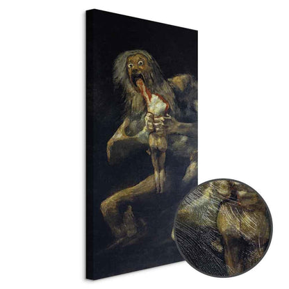 Leinwandbild - Francisco Goya – Saturn Devouring His Son