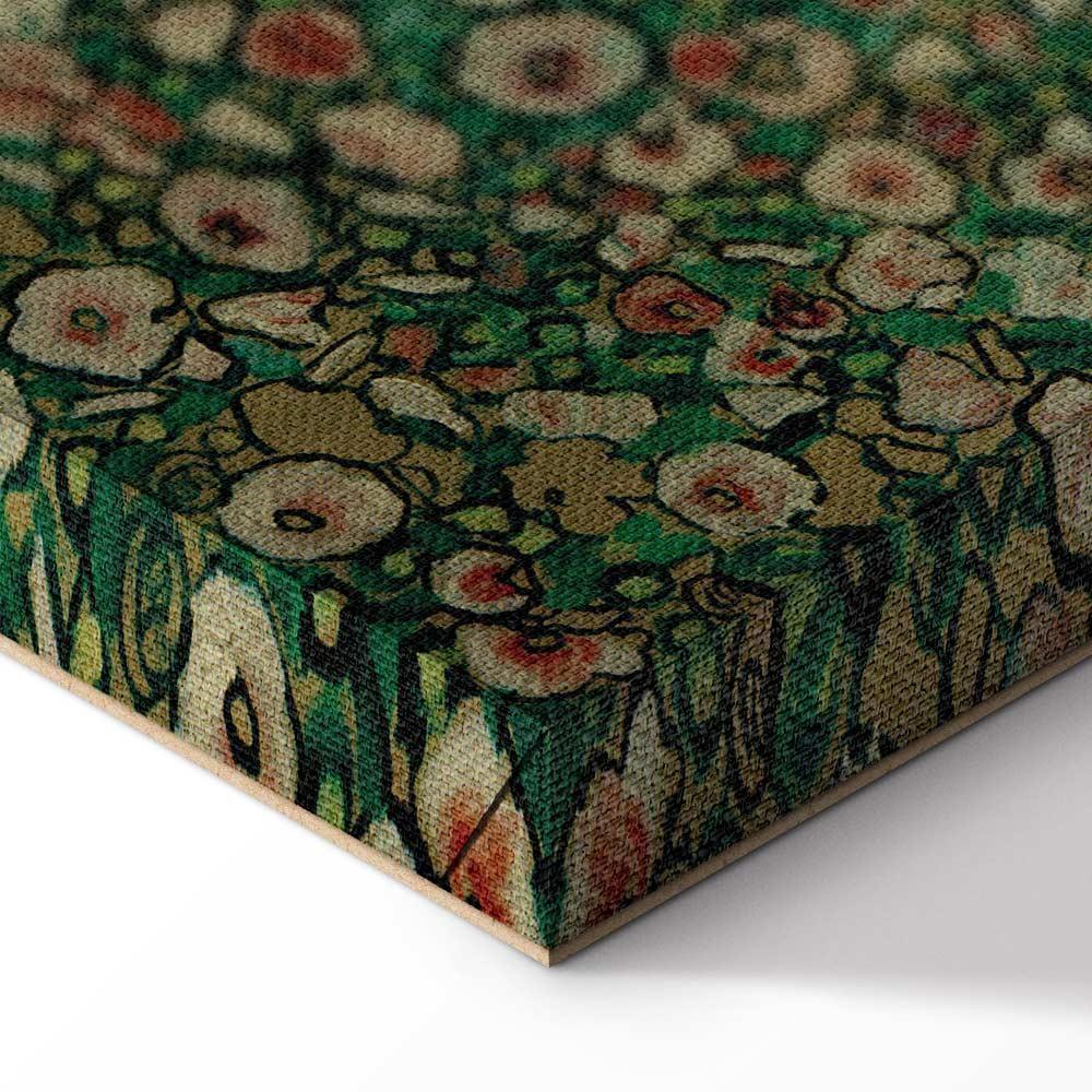 Leinwandbild - Gustav Klimt – Gartenlandschaft mit Bergkuppe